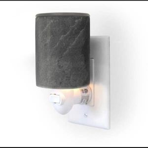 Dark stone Wax Warmer that doubles up as a night light.